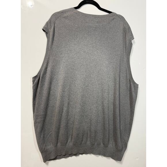 Ralph Lauren Polo Sweater Vest Men's Size 3XLT (Tall) Grey Casual Preppy Golf - Picture 5 of 6